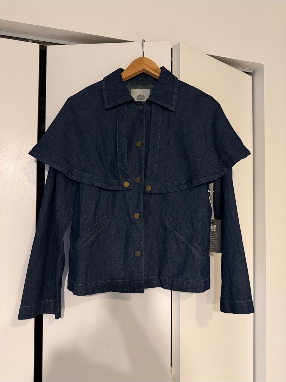 Stetson 100% Cotton Cape Jean Jacket - Picture 3 of 7